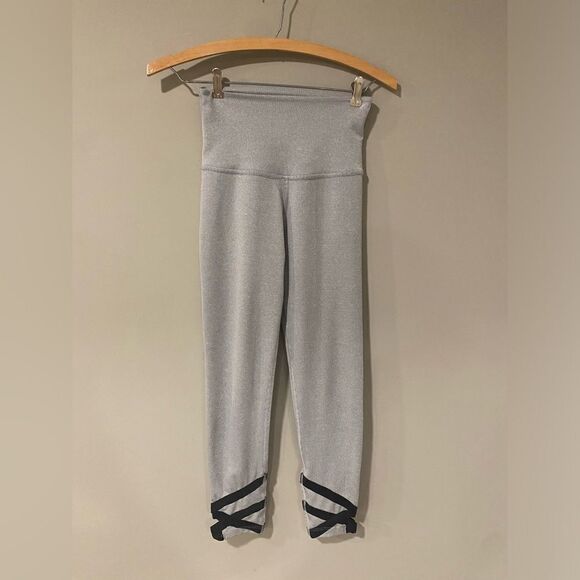 Beyond Yoga Overture‎ Strappy Ballet Leggings Gray Size S - Picture 2 of 6